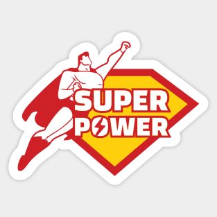 SUPER HERO POWER Sticker